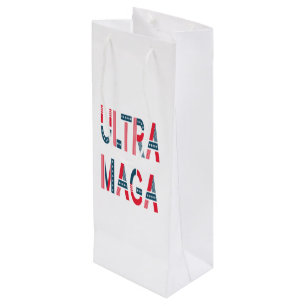 Ultra MAGA Trump Patriotic Republican Conservative Wijn Cadeautas