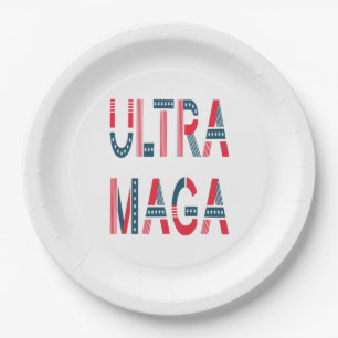 Ultra MAGA Trump Patriottische Republikeinse Conse Papieren Bordje