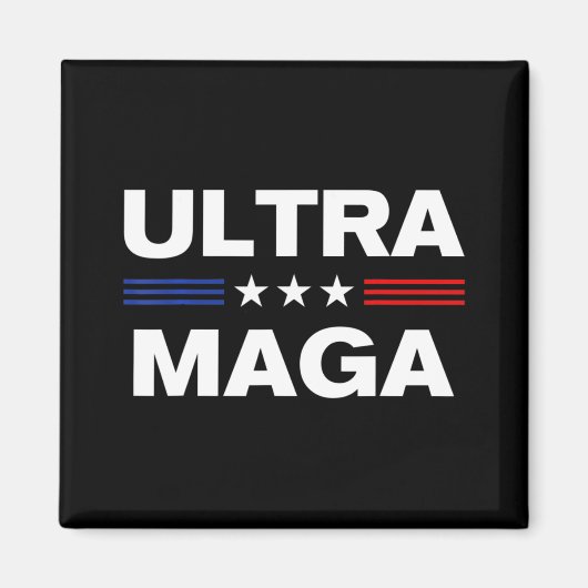 Ultra Maga United State flag 3 Magneet (Voorkant)
