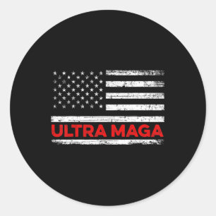 Ultra Maga Verenigde Staten Ronde Sticker