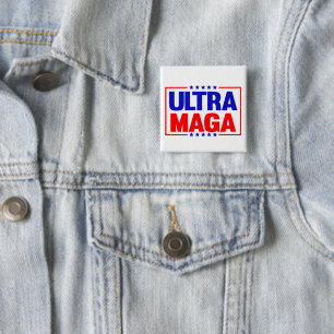 Ultra maga vierkante button 5,1 cm
