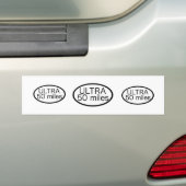Ultra Marathon Bumpersticker (Op auto)