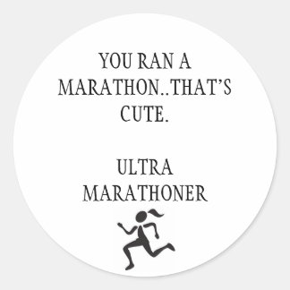 Ultra Marathon Ronde Sticker