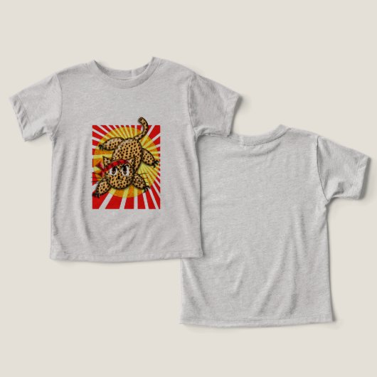 Ultra mignonne Anime Leopard Kitty Chiseled HeadBa (Design Recto & Verso)