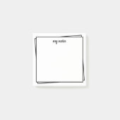 Ultra minimalistische Post-IT notities Post-it® Notes (Voorkant)
