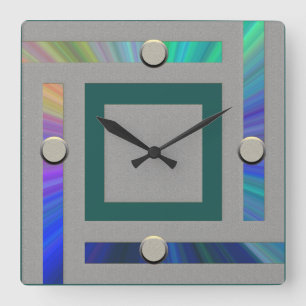 Ultra Modern Contemporary Wall Clock Vierkante Klok