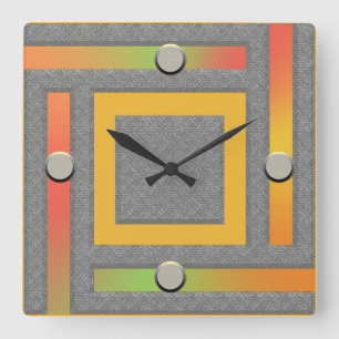 Ultra Modern Contemporary Wall Clock Vierkante Klok