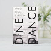 Ultra Modern Genderneutraal huwelijk Informatiekaartje (Staand voorkant)