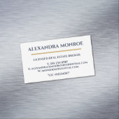Ultra-Modern Real Estate Business Card Magnet (In Situ)