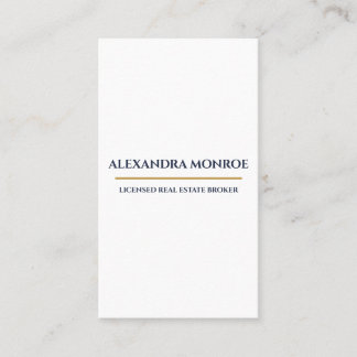 Ultra-Modern Real Estate Vertical Business Card Visitekaartje