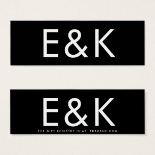 Ultra Moderne Gras Gros Monogramme Cadeau Simple