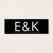 Ultra Moderne Gras Gros Monogramme Cadeau Simple (Dos)