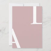 Ultra moderne lay-out Elegant Script bruiloft Kaart (Achterkant)