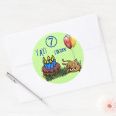 Ultra Schattigee 7 jaar oude luipaard Stickers (Envelop)