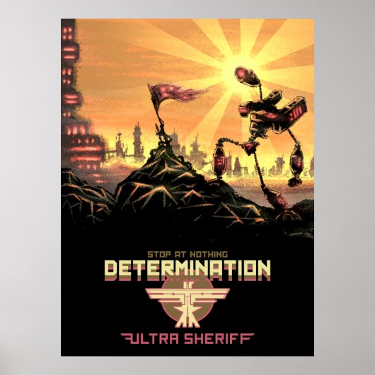 Ultra Sheriff - Determination Poster (Voorkant)