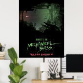 Ultra Sheriff - Mechanical Bass Poster (Bureau à domicile)