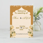 Ultra Soft Wedding Invitation – Minimal & Gentle (Debout devant)