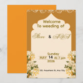 Ultra Soft Wedding Invitation – Minimal & Gentle  Kaart (Voorkant / Achterkant)