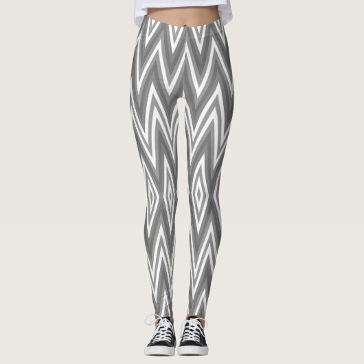 Ultra-Stretch ZigZag-Leggings Leggings (Voorkant)