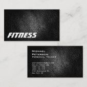 Ultra-Thick Leather Effect Fitness Visitekaartje (Voorkant / Achterkant)