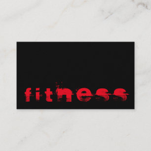 Ultra-Thick Trendy Fitness Sport Visitekaartje