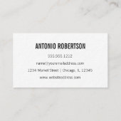 Ultra-thin Premium-papier, Hallo visitekaartjes (Achterkant)