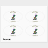 Ultra turtle ovale sticker (Vel)