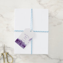 Ultra Violet Elegant Waterverf Weddenschap Harteli