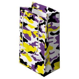 Ultra Violet en gouden geel Klein Cadeauzakje