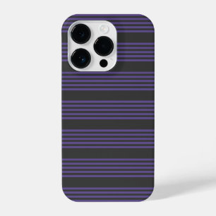 Ultra violet en houtskool met vijf strips iPhone 14 plus hoesje