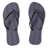 Ultra violet en houtskool met vijf strips teenslippers (Voetbed)