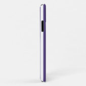 Ultra-violet en wit snoep strepen Case-Mate iPhone case (Achterkant/rechts)