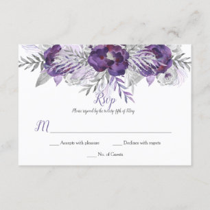 Ultra violet Lavender gris Roses RSVP