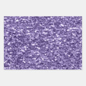 Ultra violet paars glitter sparkers inpakpapier vel (Voorkant 3)