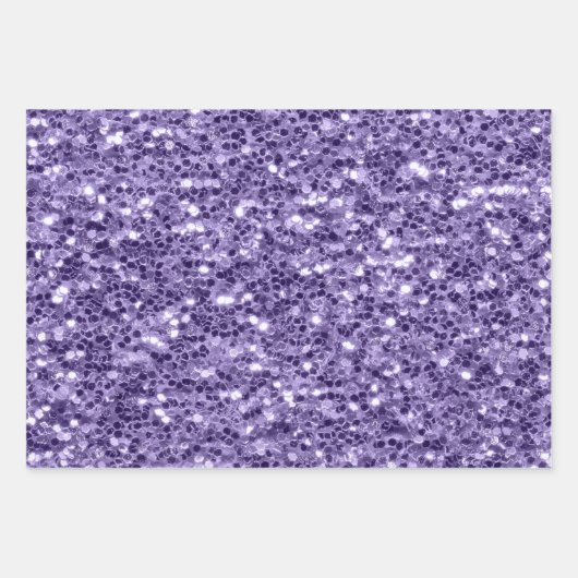 Ultra violet paars glitter sparkers inpakpapier vel (Voorkant 3)