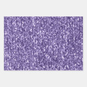 Ultra violet paars glitter sparkers inpakpapier vel (Voorkant 2)