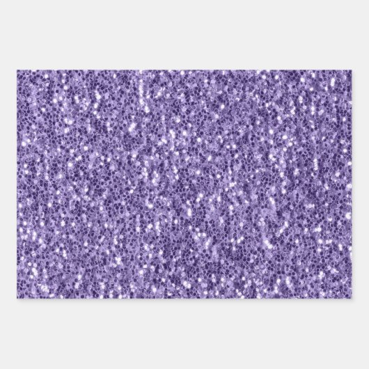 Ultra violet paars glitter sparkers inpakpapier vel (Voorkant 2)