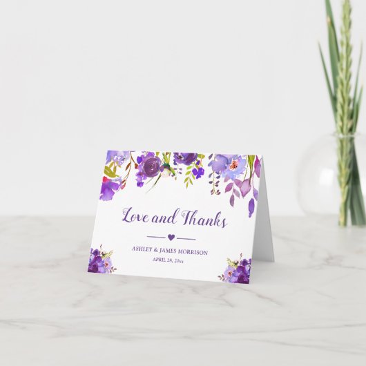 Ultra violet violet Mariage Merci (Devant)