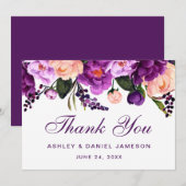 Ultra violet violet Mariage Merci P (Devant / Derrière)