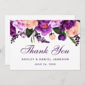 Ultra violet violet Mariage Merci P (Devant / Derrière)