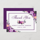 Ultra violet violet Mariage Merci  PSPF (Devant / Derrière)