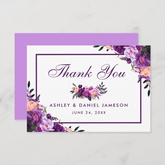 Ultra violet violet Mariage Merci  PSV (Devant / Derrière)