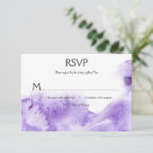 Ultra Violet Waterverf Splash RSVP (Staand voorkant)