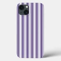 Ultra violette en witte candy strepen Case-Mate iP