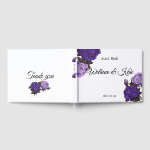 Ultra violette Rozen bruiloft Gastenboek (Volledig)