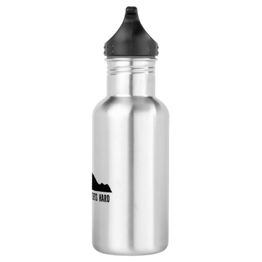 Ultraactief, wees hard wanneer het hard wordt waterfles  (Rechts)