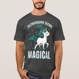 Ultrageluidstechnieken zijn Magische Unicorn-techn T-shirt