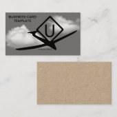 UltraLight Glider Symbolen Drone Pilot Visitekaartje (Voorkant / Achterkant)