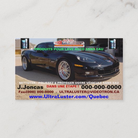 UltraLuster Frans Visitekaartje (Voorkant)