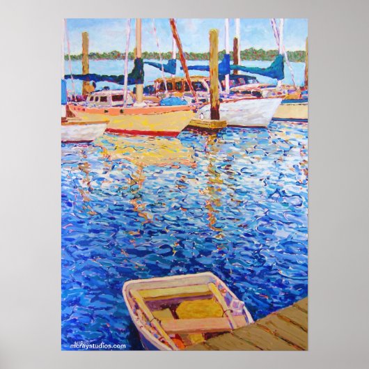 "Ultramarien blauw" Poster (Voorkant)